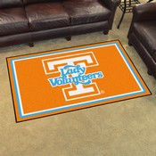 Tennessee Volunteers 4ft. x 6ft. Plush Area Rug, Lady Volunteers, 32940