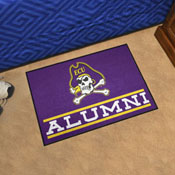 East Carolina Pirates Starter Mat Accent Rug - 19in. x 30in. Alumni Starter Mat, 32958