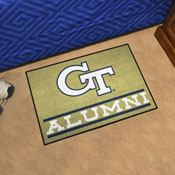 Georgia Tech Yellow Jackets Starter Mat Accent Rug - 19in. x 30in. Alumni Starter Mat, 32959