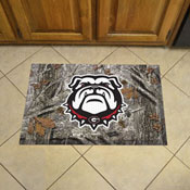 Georgia Bulldogs Camo Rubber Scraper Door Mat, 32981