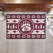 Montana Grizzlies Holiday Sweater Starter Mat Accent Rug - 19in. x 30in., 33001