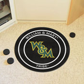 William & Mary Hockey Puck Rug - 27in. Diameter, 33159
