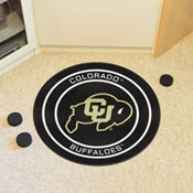 Colorado Buffaloes Hockey Puck Rug - 27in. Diameter, 33160