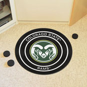 Colorado State Hockey Puck Rug - 27in. Diameter, 33161