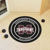 Mississippi State Hockey Puck Rug - 27in. Diameter, 33192