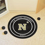 Navy Hockey Puck Rug - 27in. Diameter, 33222