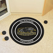 Wisconsin-Milwaukee Hockey Puck Rug - 27in. Diameter, 33229