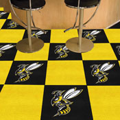 Montana State Billings Yellow Jackets Team Carpet Tiles - 45 Sq Ft., 33330