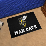 Montana State Billings Yellow Jackets Man Cave Starter Mat Accent Rug - 19in. x 30in., 33335