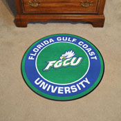 Florida Gulf Coast Eagles Roundel Rug - 27in. Diameter, 33348