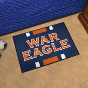 Auburn Starter Mat Accent Rug - 19in. x 30in. Slogan Design, 33392