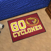 Iowa State Cyclones Starter Mat Accent Rug - 19in. x 30in. Slogan Starter Mat, 33405
