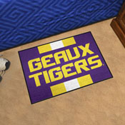 LSU Tigers Starter Mat Accent Rug - 19in. x 30in. Slogan Starter Mat, 33407