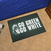 Michigan State Starter Mat Accent Rug - 19in. x 30in. Slogan Design, 33408