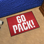 NC State Starter Mat Accent Rug - 19in. x 30in. Slogan Design, 33410