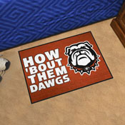 Georgia Starter Mat Accent Rug - 19in. x 30in. Slogan Design, 33429