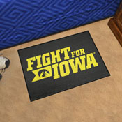 Iowa Hawkeyes Starter Mat Accent Rug - 19in. x 30in. Slogan Starter Mat, 33432