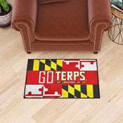 Maryland Terrapins Slogan Starter Mat Accent Rug - 19in. x 30in., 33436