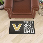 Vanderbilt Commodores Starter Mat Accent Rug - 19in. x 30in. - Slogan, 33455