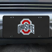 Ohio State Buckeyes 3D Black License Plate, 33614