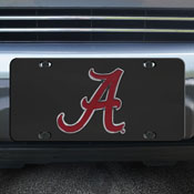 Alabama Crimson Tide 3D Black License Plate, 33618