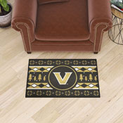 Vanderbilt University Holiday Sweater Starter Mat Accent Rug - 19in. x 30in., 33624