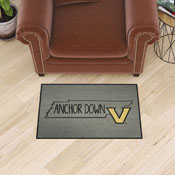 Vanderbilt Commodores Starter Mat Accent Rug - 19in. x 30in. - V Primary Logo - Gray, 33650