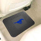 SMU Mustangs Back Seat Car Utility Mat - 14in. x 17in., Blue Mustang, 33707