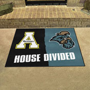 House Divided - Appalachian State / Coastal Carolina House Divided Rug - 34 in. x 42.5 in., 33853