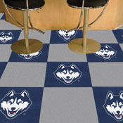 UConn Huskies Team Carpet Tiles - 45 Sq Ft., 33911