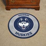 UConn Huskies Roundel Rug - 27in. Diameter, 33916