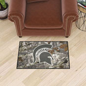 Michigan State Spartans Camo Starter Mat Accent Rug - 19in. x 30in., 33953