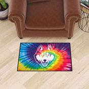 UConn Huskies Tie Dye Starter Mat Accent Rug - 19in. x 30in., 34022