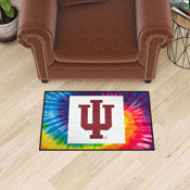 Indiana Hooisers Tie Dye Starter Mat Accent Rug - 19in. x 30in., 34029