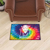 Marshall Thundering Herd Tie Dye Starter Mat Accent Rug - 19in. x 30in., 34033