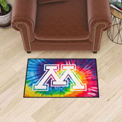 Minnesota Golden Gophers Tie Dye Starter Mat Accent Rug - 19in. x 30in., 34035