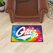 Montana Grizzlies Tie Dye Starter Mat Accent Rug - 19in. x 30in., 34038