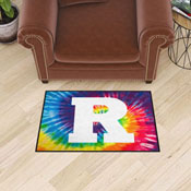 Rutgers Scarlett Knights Tie Dye Starter Mat Accent Rug - 19in. x 30in., 34048