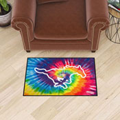SMU Mustangs Tie Dye Starter Mat Accent Rug - 19in. x 30in., 34049