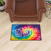 Southern California Trojans Tie Dye Starter Mat Accent Rug - 19in. x 30in., 34074
