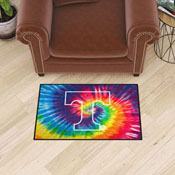Tennessee Volunteers Tie Dye Starter Mat Accent Rug - 19in. x 30in., 34075