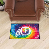Utah Utes Tie Dye Starter Mat Accent Rug - 19in. x 30in., 34081