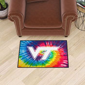 Virginia Tech Hokies Tie Dye Starter Mat Accent Rug - 19in. x 30in., 34082