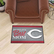 Cincinnati Reds World's Best Mom Starter Mat Accent Rug - 19in. x 30in., 34093