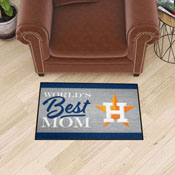 Houston Astros World's Best Mom Starter Mat Accent Rug - 19in. x 30in., 34097
