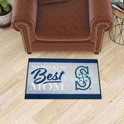 Seattle Mariners World's Best Mom Starter Mat Accent Rug - 19in. x 30in., 34111
