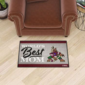Arizona Coyotes World's Best Mom Starter Mat Accent Rug - 19in. x 30in., 34138
