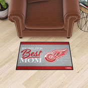 Detroit Red Wings World's Best Mom Starter Mat Accent Rug - 19in. x 30in., 34147