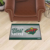 Minnesota Wild World's Best Mom Starter Mat Accent Rug - 19in. x 30in., 34151
