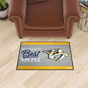 Nashville Predators World's Best Mom Starter Mat Accent Rug - 19in. x 30in., 34153